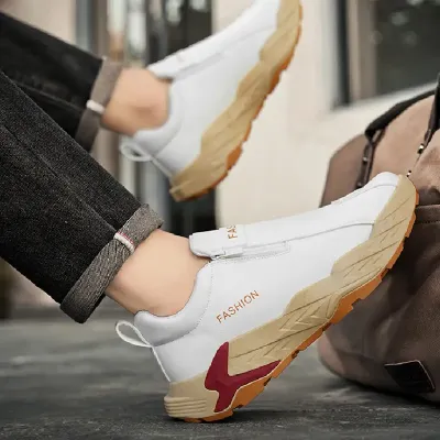  CASUAL LEATHER SHOES MEN'S WORK SHOES